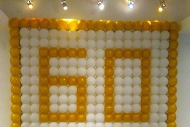 Painel com Balões 60 anos